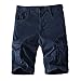 Produktbild Cargo Shorts für Herren, Sumeiwilly Sommer Bermuda Shorts Training Chino Shorts Lässige Kurze Hose Vintage Slim Sweatpants für Männer