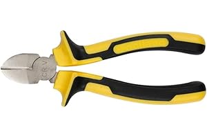 TOOLLAND A LAND OF POSSIBILITIES Tool HP03N - Cortadores laterales de acero al cromo vanadio (longitud 165 mm), color negro y amarillo