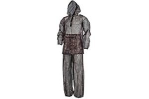 ZHILINN moustiquaire Veste et Pantalon Taille XL XXL pour Visage Tete Anti Moustique Camouflage Peche Chasse