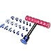 Produktbild Fenghong Car Sag Repair Tools, (Rote T Puller + 18 Stücke Blau Pad) Größe Pit Reparatur T-Bar Auto Panel Paintless Reparatur Dent Removal