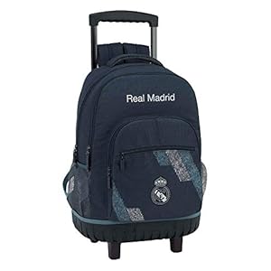 Safta- Mochila Grande Ruedas Compact Real Madrid,, Unica (611834818)