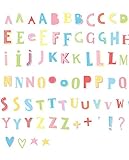 A little lovely Company – Ergänzungsset Buchstabenset Funky Colour – für alle Leuchtkästen – Inhalt: 85 Stück - 2