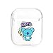 Produktbild GOTH Perhk KPOP BTS Airpods-Tasche, KOYA RJ SHOOKY MANG CHIMMY TATA Cooky Airpods-Tasche AirPods-Zubehör Tragbare und transparente Schutzhülle für Airpods(KOYA)