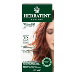 Herbatint Permanent Herbal Haircolour Gel 7R Copper Blonde -- 135 mL