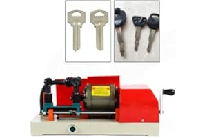 BURUIYOTEN SchlüSselvervielfäLtiger SchlüSselkopiermaschine SchlüSselfräSe Key Duplicator 90W 220V SchlüSselschneidemaschinen Horizontale SchlüSselfräSmaschine Horizontal FüR HaustüRschlüSsel SchlüSselkopierer