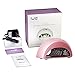 MelodySusie® 12W LED Nail Dryer - LED Nail Lamp for Curing LED Gel Nail Polish, Violetili Portable Professional Nail Dryer for Nail Art at Home and Salon (Pink)