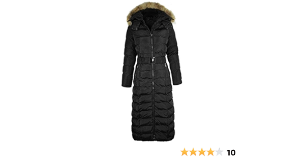 ankle length padded coat