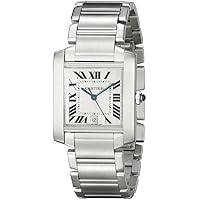 Cartier Men's W51002Q3 Tank Francaise Stainless Steel Automatic Watch