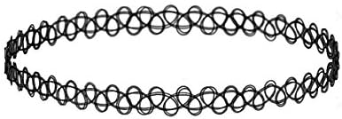 Plain Tattoo / Henna Style Stretchy Neck Choker. Summer, boho, gypsy, hippy necklace.