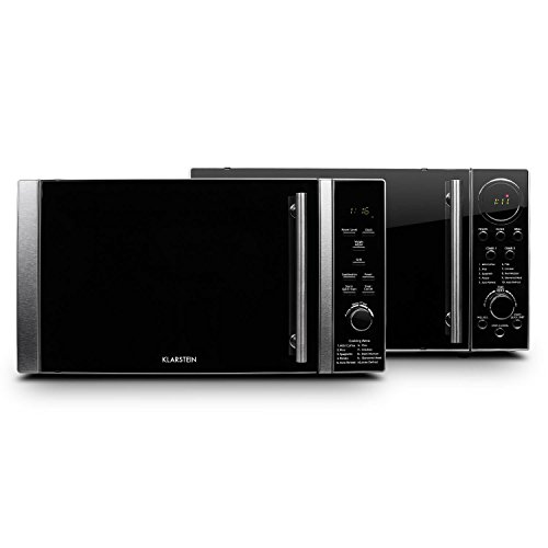Klarstein TK23-Luminance-Prime Mikrowelle / 28 L Garraum / kompakter Mikrowellenofen mit Grillfunktion / 900 W Mikrowellen und 1000 W Grillleistung / schwarz - 9