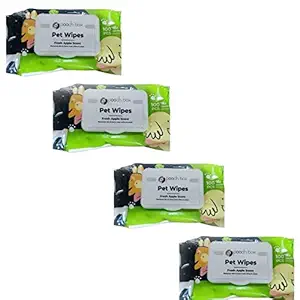 Pooch Box Wet Pet Wipes for Dogs, Puppies & Pets with Fresh Apple Scent 6