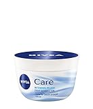 NIVEA 4er Pack Creme für Körper & Gesicht, 4 x 100 ml Tiegel, Care Intensive Pflege