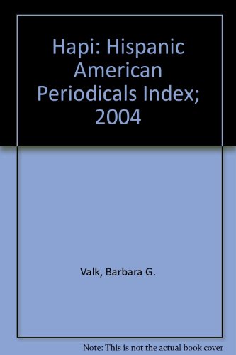 Preisvergleich Produktbild Hapi: Hispanic American Periodicals Index; 2004