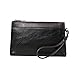 Produktbild PPGE Leder Handgelenktasche Herren Herren Business Handgelenktasche Portemonnaie Clutch Unterarmtasche GeschFt Handtasche Herrentasche Gro GeldbRSE,Black
