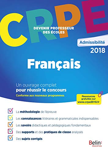CRPE admissibilité 2019 Français CRPE admissibilité 2019 Français