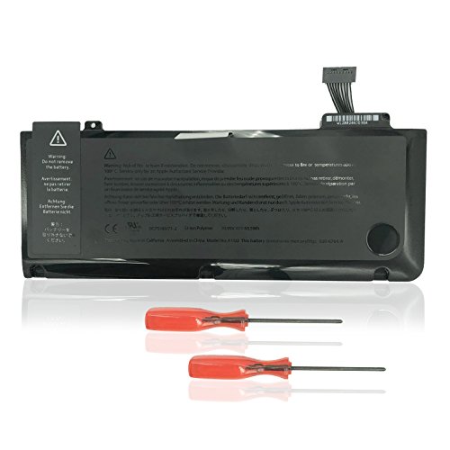 JQSPower Li-ion A1322 10.95V 63.5Wh Polymer Akku, Für Apple MacBook Pro 13.3″ (Mid 2009 to Mid 2012) ; Für Apple MacBook Pro 13″ Unibody A1278((Mid 2009 to Mid 2012)MC375D/A; Für Apple Macbook Pro 13″ Mb991LL/A - 3