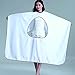 Produktbild 2 Stück Friseurumhang Barber Kleid Friseursalon Haarschneideumhang Friseursalon Cape für Haarschnitt Friseur Schürze Tuch Werkzeug Hairdresser Hair Salon Cape Haircut Apron ; 65 Zoll x 57 Zoll (Weiß)