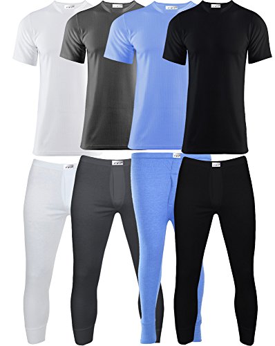 Mens Thermal Underwear Short Sleeve 