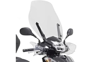 FAR D1143ST|231 PARABREZZA VISIERA SCHERMO CUPOLINO PARAVENTO GIVI COMPATIBILE CON HONDA SH 300 i 2018 MOTO SCOOTER