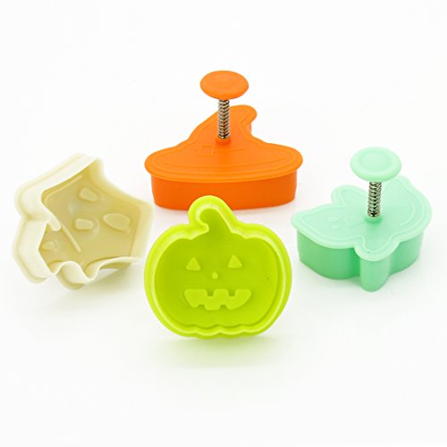 4pcs/Set de la calabaza cortador de la galleta lindo divertido para hornear Herramientas de Sugarcraft de bricolaje