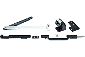 Fermaimposte a scomparsa con apertura anta regolabile profilo "R40" (tipologia serramento: pista 18 mm), COBRA Esinplast brevettato, verso sinistro