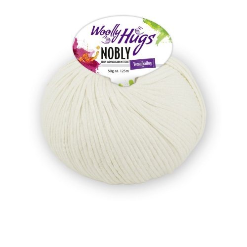 PRO LANA Nobly Woolly Hug´S - Farbe: 002 - 50 g / ca. 125 m Wolle