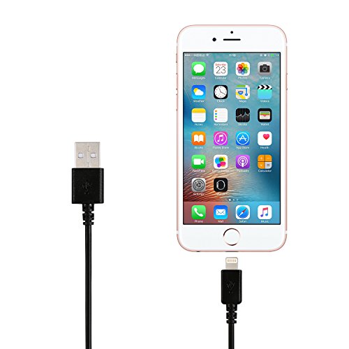 ERreach Schnittstellenkabel, 4 Stück, 27,9 cm, extrakurz, kein Verwickeln, USB-Kabel, USB-Ladekabel für iPhone, iPod, iPad und andere Apple-Geräte - 9