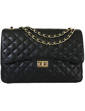 Ledertasche große gesteppte