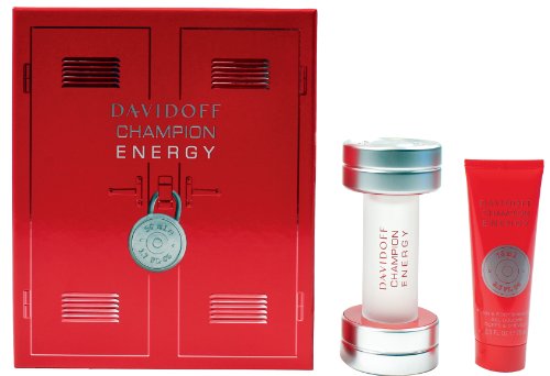 Davidoff Champion Energy homme/man, Geschenkset (Eau de Toilette, 50 ml + Duschgel, 75 ml), 1 Set
