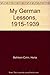 Produktbild My German Lessons, 1915-1939