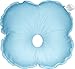 Anti-Pressure Baby Head Support Pillow - Made In England - BLUE - Recommended by Paediatricians to help prevent flathead - Plagiocephaly - 100% Cotton Cover
