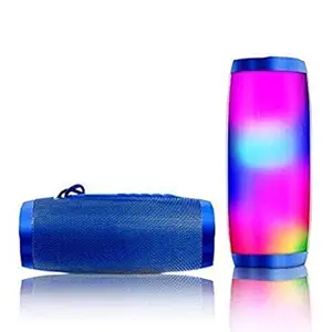 GLAMPANDA Super DJ Bass Portable Rechargeable Waterproof Flashing LED Light Wireless/Outdoor/Home Audio TG-157 Bluetooth Speaker Subwoofers with AUX|USB|SD Card Slot & FM Support (Random Colour)