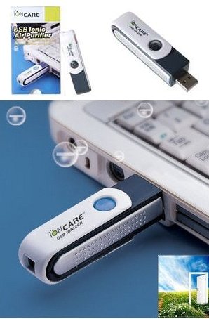 USB Ionic Air Purifier (schwarz-weiß) - 2