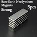 Produktbild [Kostenlose Lieferung] 5St seltenen Erden Neodym-starke kubische Block-Magnete N35 30x10x3mm // 5pcs Rare Earth Neodymium Strong Cuboid Block Magnets N35 30x10x3mm