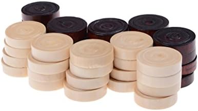 Yvody Wooden Checkers / Draughts Game,Handcrafted Classic Game,Casual Board Game for people of all ages