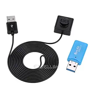 SekyuritiBijon HD-720P USB Long Wire Button Camera Mini Camera Spy Product