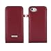 Produktbild PROPORTA® iPhone 5 / 5S (4" Zoll) Hülle, Case / Cover / Fliphülle / Flip Down Etui aus Echtem Leder mit Aluminium Verstärkung, Signal-Rot