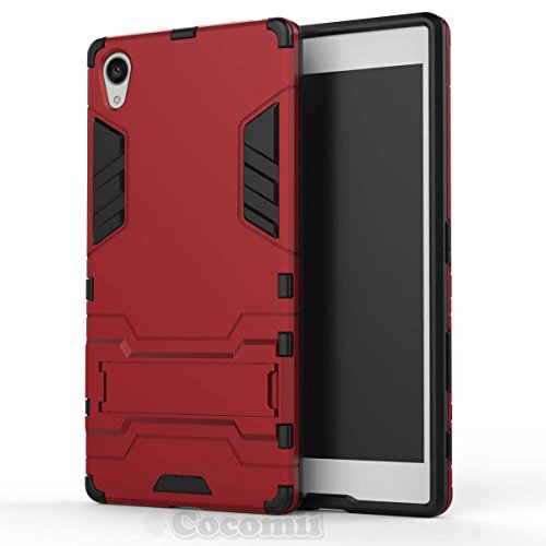 Cocomii Iron Man Armor Sony Xperia Z5 Premium Funda NUEVO  Robusto  Superior T  ctico Sujeci  n Soporte Antichoque R  gido Caja  Militar Defensor  Cuerpo Completo Doble Capa S  lido Case Carcasa   NEW  Heavy Duty  Premium Tactical Grip Kickstand Shockproof Hard Bumper Shell  Military Defender  Full Body Dual Layer Rugged Cover for Sony Xperia Z5 Premium  I Red 