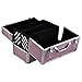 tinkertonk Professional Extra Large Space Aluminium Beauty Cosmetic&Makeup Case Toiletry Storage Nail Hairdressing Vanity Box Valentines Day Gift (Pink)