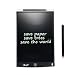 Produktbild JTD Grafiktabletts schreibtafel LCD Grafik Tablette Elektronische Schreibblock Zeichnung Tablet Memo Nachricht Hinweis Board Notepad (12 Inch, Weiß)