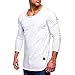 Produktbild MEIbax Herren T-Shirt Slim Fit O-Ausschnitt Langarm Muscle Cotton Casual Tops Bluse Shirts Pullover Sweatshirts