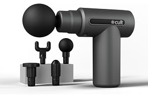 Cult Impact Deep tissue massage gun, 6-speed intensity, Silicone round head, Full body gun massager.