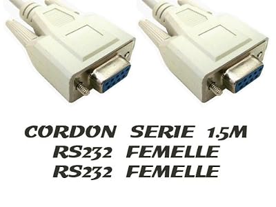 KALEA INFORMATIQUE Cordon Série RS232 Femelle / Femelle - Prises DB9 -1.5 M