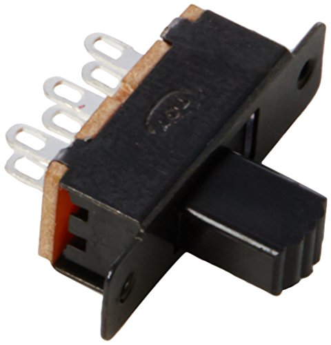 10 PCS ss22 F25-g7 2 Position DPDT 2P2T Panel Mount Mini Schiebeschalter Lötfahne