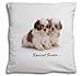 Produktbild Advanta Special Sister 'Shih Tzu Hunde Weiches Samt Gefühl Kissenhülle mit Innenkissen, Polyester, mehrfarbig, 36 x 36 x 12 cm