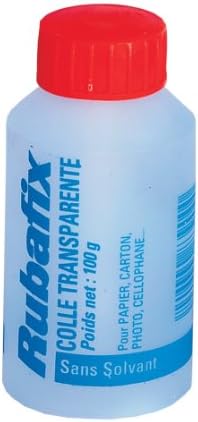 Rubafix 839000 Glue with Brush 100g - Transparent