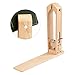 Produktbild WOWOSS Nähkloben, 41 * 37cm Leder Halteklammer Leder Halteclip Set,Leder Handwerk Holz Werkzeuge zum festhalten des Leders beim Ledernähen, Nähpferd für Leder DIY Nähen Schnürung