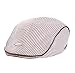 Ularma Adorable Baby Infant Boy Girl Stripe Beret Cap Peaked Baseball Hat (Khaki)