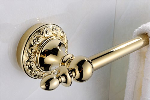 Weare Home Badzubehör Modern Ti-PVD Finish Messing Material Farbe Gold Wandmontage Handtuchhalter Handtuchstange Badzimmer Accessories - 4