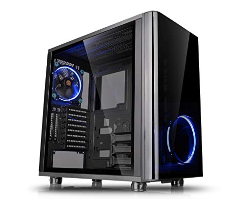 Thermaltake View 31 TG Midi-Tower - Caja de ordenador (PC, SPCC, Vidrio templado, ATX, Micro-ATX, Mini-ITX, Juego), Negro